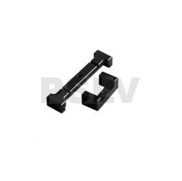   215053 CNC Front & Back landing gear base (Anodized Black)